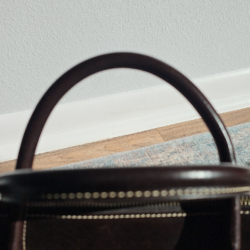 Like New! Vintage Dooney & Burke Red And Brown Satchel Set - Picture 4 of 16